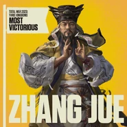 Zhang Jue becoming the most victorious in Total War.