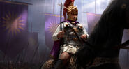 The Rome Remastered Alexander main menu screen
