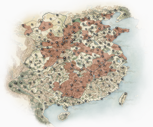 190 - Zhang Yan (Green), Enemies (Red)