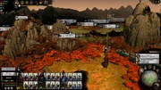 In the screenshots, the army panel at the bottom displays the army composition, which includes three generals and their corresponding retinues.