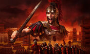 The Rome Remastered main menu screen