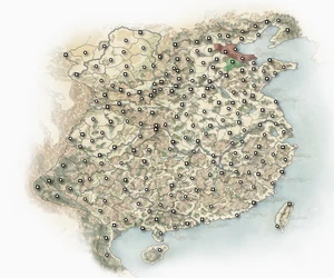 291 - Sima Yong (green), Enemies (red)