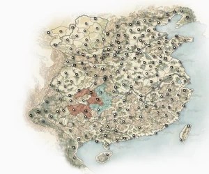 194 - Zhu Fu (Cyan), Enemies (Red)