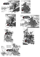 TW3K Lulu-zhang-sketches.jpg (582 KB) Concept sketches for the box art by Lulu Zhang