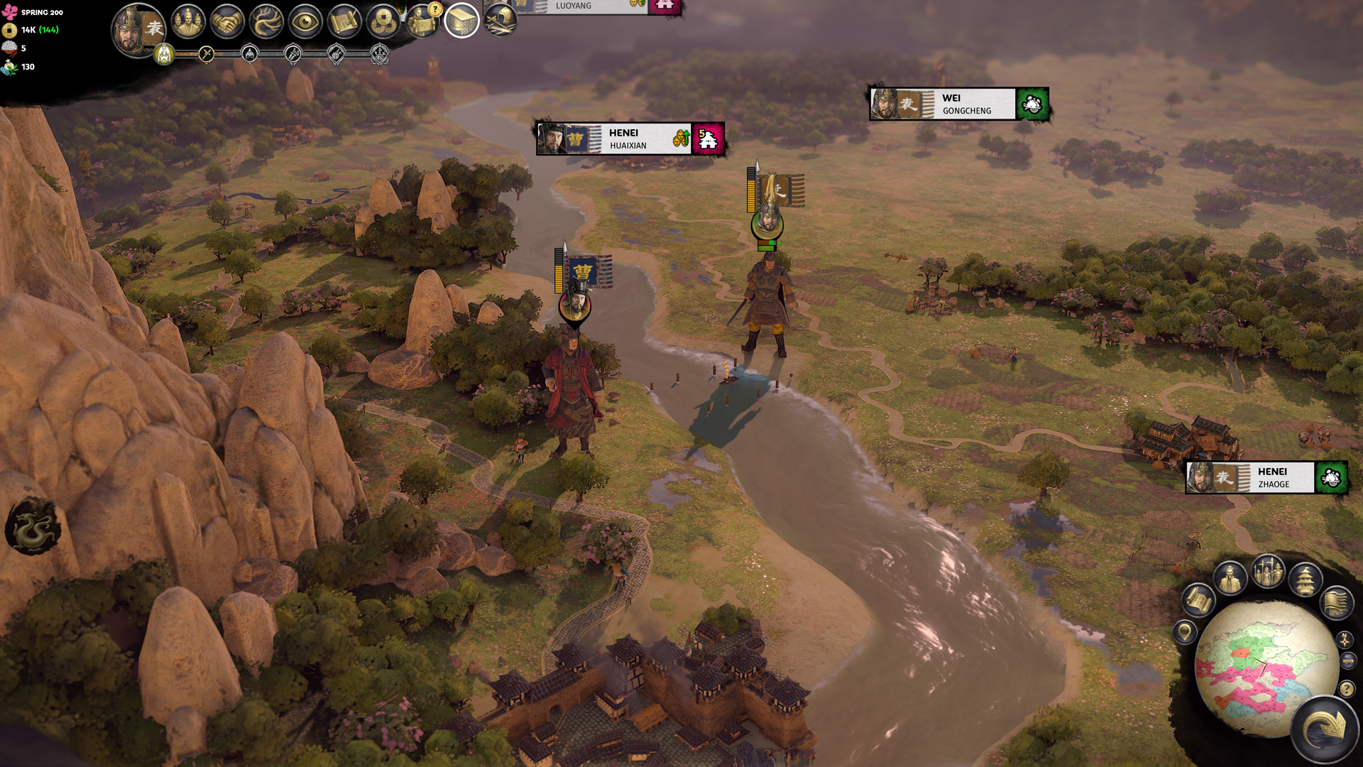 total war shogun 2 campaign map