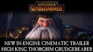 Total War WARHAMMER - In-Engine Cinematic Trailer High King Thorgrim Grudgebearer ESRB