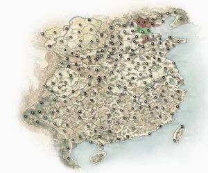 291 - Sima Hun (green), Enemies (red)