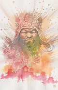 Dong Zhuo on the cover of comic Stories from the THREE KINGDOMS