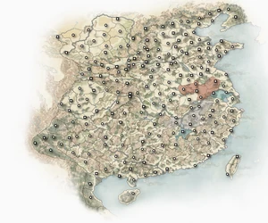 194 - Liu Yao (Grey), Vassals (Blue), Enemies (Red)