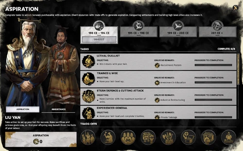 TW3K Aspiration Menu