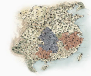 200 - Huang Zu (Green), Liu Biao (Blue), Enemies (Red)