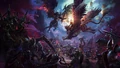 Belakor fighting Karl Franz in Immortal Empires key art