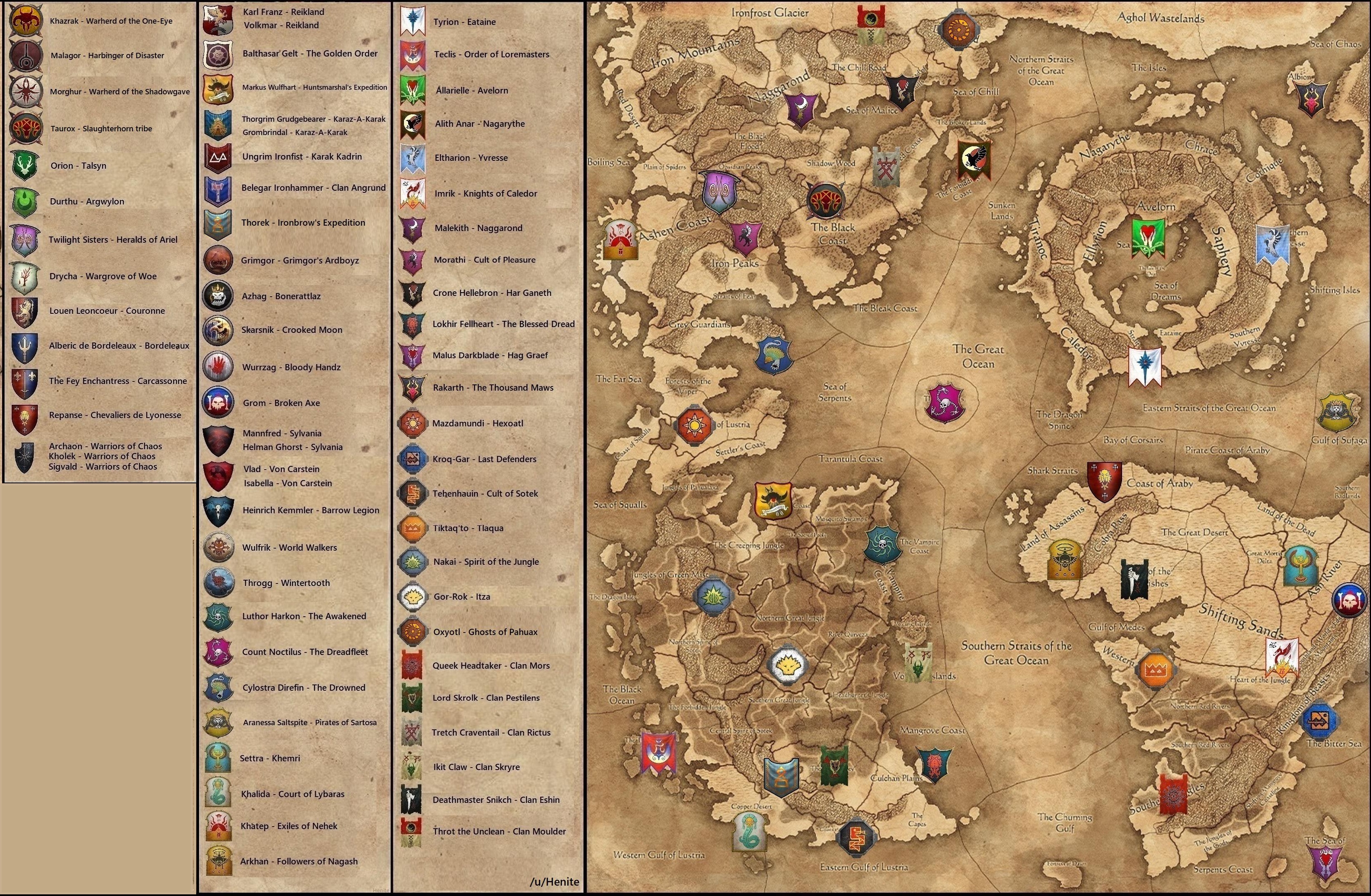 Warhammer 2 Interactive Map Eye Of The Vortex - Total War: Warhammer Wiki