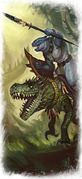lizardmen cold one riders