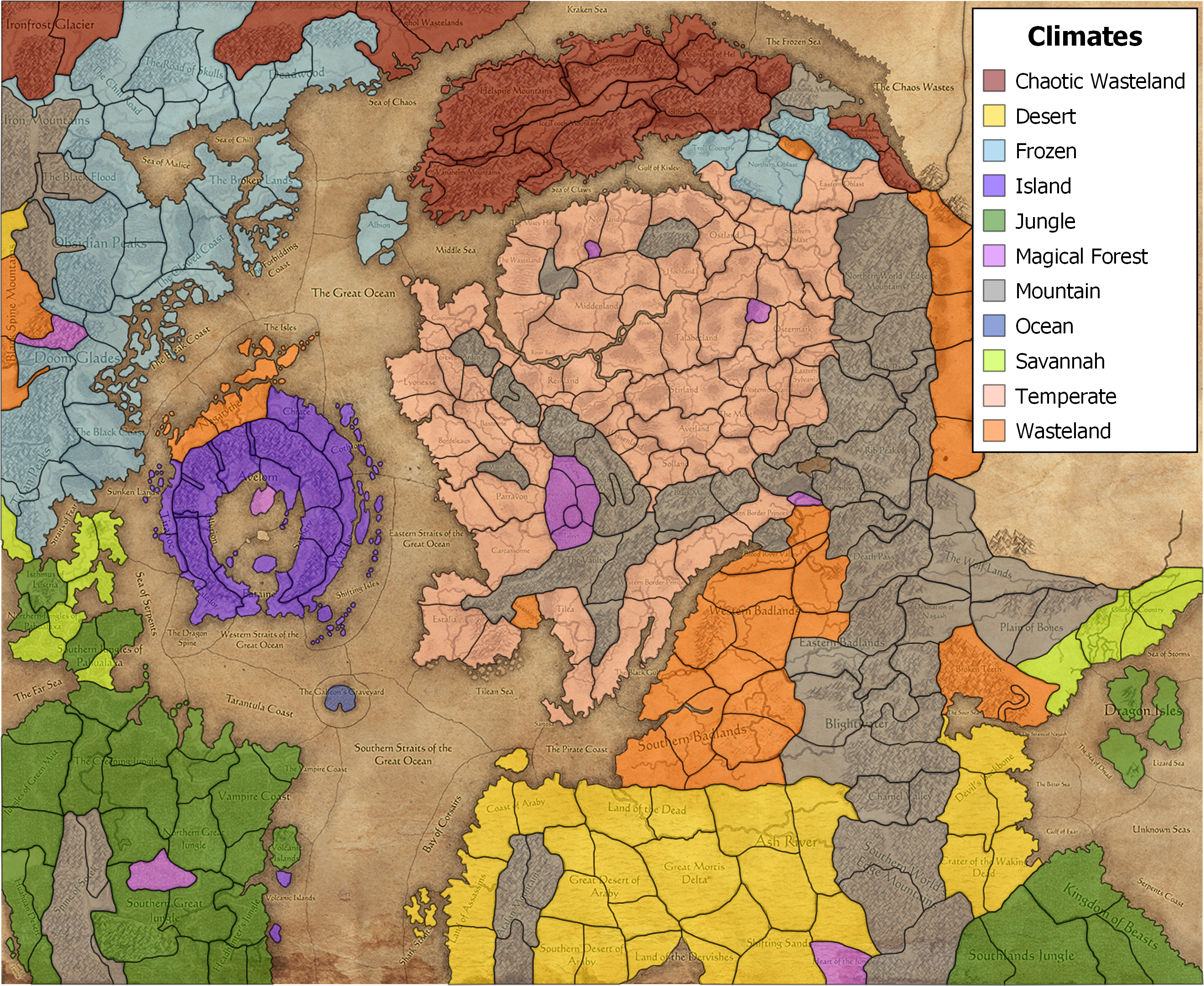 total war warhammer 2 mortal empires map