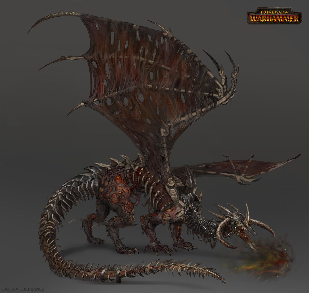 ウォーハンマー Zombie Dragon Zombie Dragon, Games Workshop, Age of Sigmar Painted Vampire