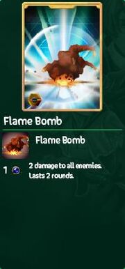 Flame bomb