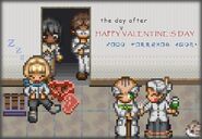 Valentines Day 2017 from Kan Gao's Twitter (Symbols read "From Freebird Games")