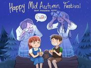 Mid Autumn Festival via Kan Gao's Twitter (art by Vic)