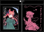 the Rin Kaenbyou and Satori Komeiji card