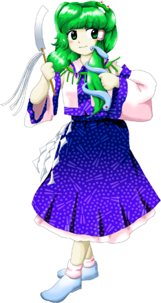 Sanae Kochiya Game Profiles Touhou Wiki Fandom