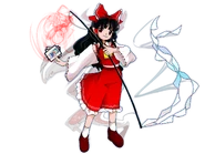 Reimu en el titulo de Unconnected Marketeers