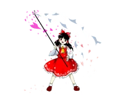 Reimu en el titulo de Hidden Star in Four Seasons