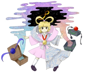 Otohime Kanpukugu as Extra Boss (referred as Kanpukugu xxxx in the game)