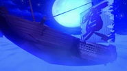 El Barco Palanquin en la noche en Urban Legend in Limbo