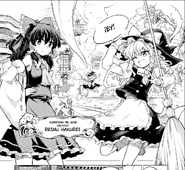 Reimu en Lotus Eaters junto a Marisa Kirisame
