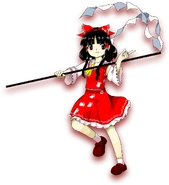 Reimu en la seleccion de Wily Beast and Weakest Creature