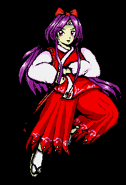 Reimu en la puntuacion de Highly Responsive to Prayers