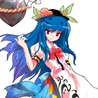 Tenshi with one of her keystones ready nearby.