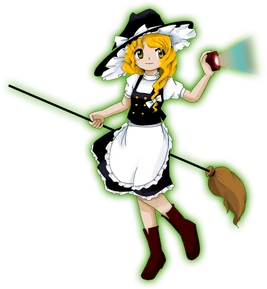 霧雨　魔理沙 <br/><small><small>(きりさめ　まりさ)</small></small> <br/>Marisa Kirisame