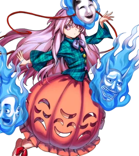 kokoro様 quesQ Scale 1/8 Touhou Project Hata no Kokoro Character