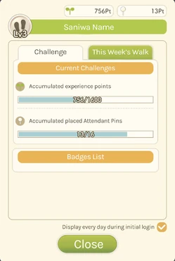 Challenges page