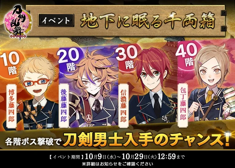 Underground Treasure Chest 15 Touken Ranbu Wiki Fandom Underground Treasure Chest 15 Touken Ranbu Wiki Fandom