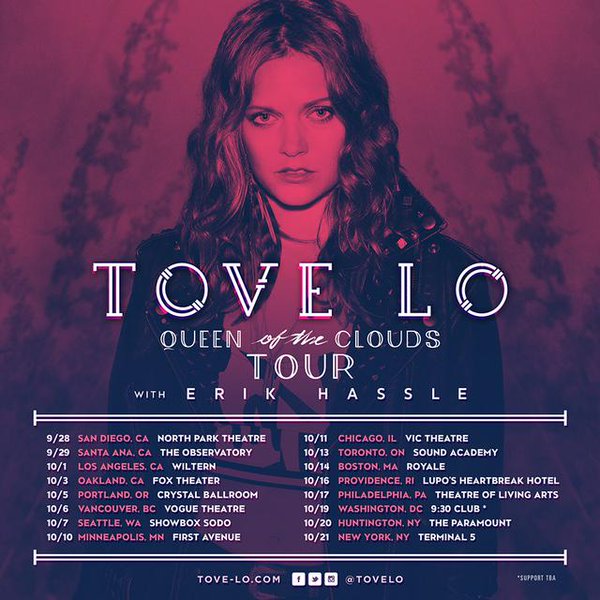 tove lo tour setlist