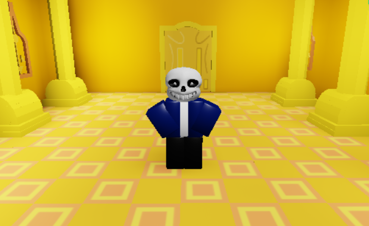 3d sans fight no hit (and gaster) (Undertale fan game) better quality 