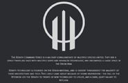 Lore related.