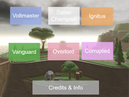 Character selection menu