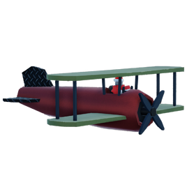 Festive Biplane