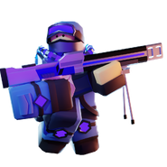 'Arctic Hunter' skin on a render. (X-4)