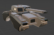 Hover Tank shown in a leak.