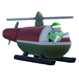 Festive Helicopter