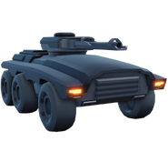 The Scyther Tank's appearance when the Vandalist skin is equipped.