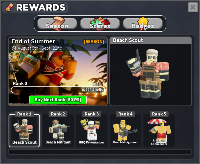 ALL NEW SUMMER SKINS in Roblox Tower Defense Simulator (TDS) 