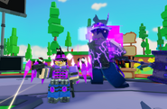 Hazem Scout Skin + TDS Booth in Pls Donate: Beat Easy or Hard mode.