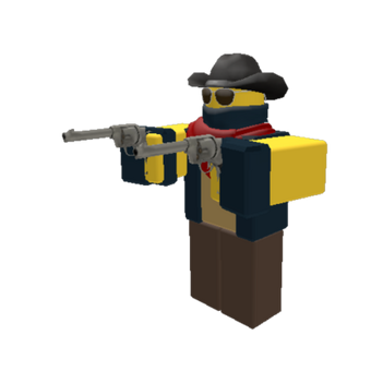 Cowboy Gallery Tower Defense Simulator Wiki Fandom - gold bandolier and pistol holster roblox