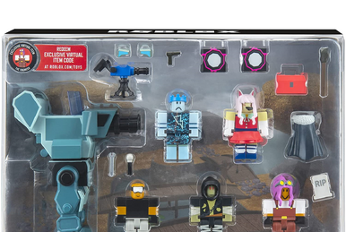 ROBLOX Action 6 Figures TOWER DEFENSE SIMULATOR CYBER Angel CITY Playset